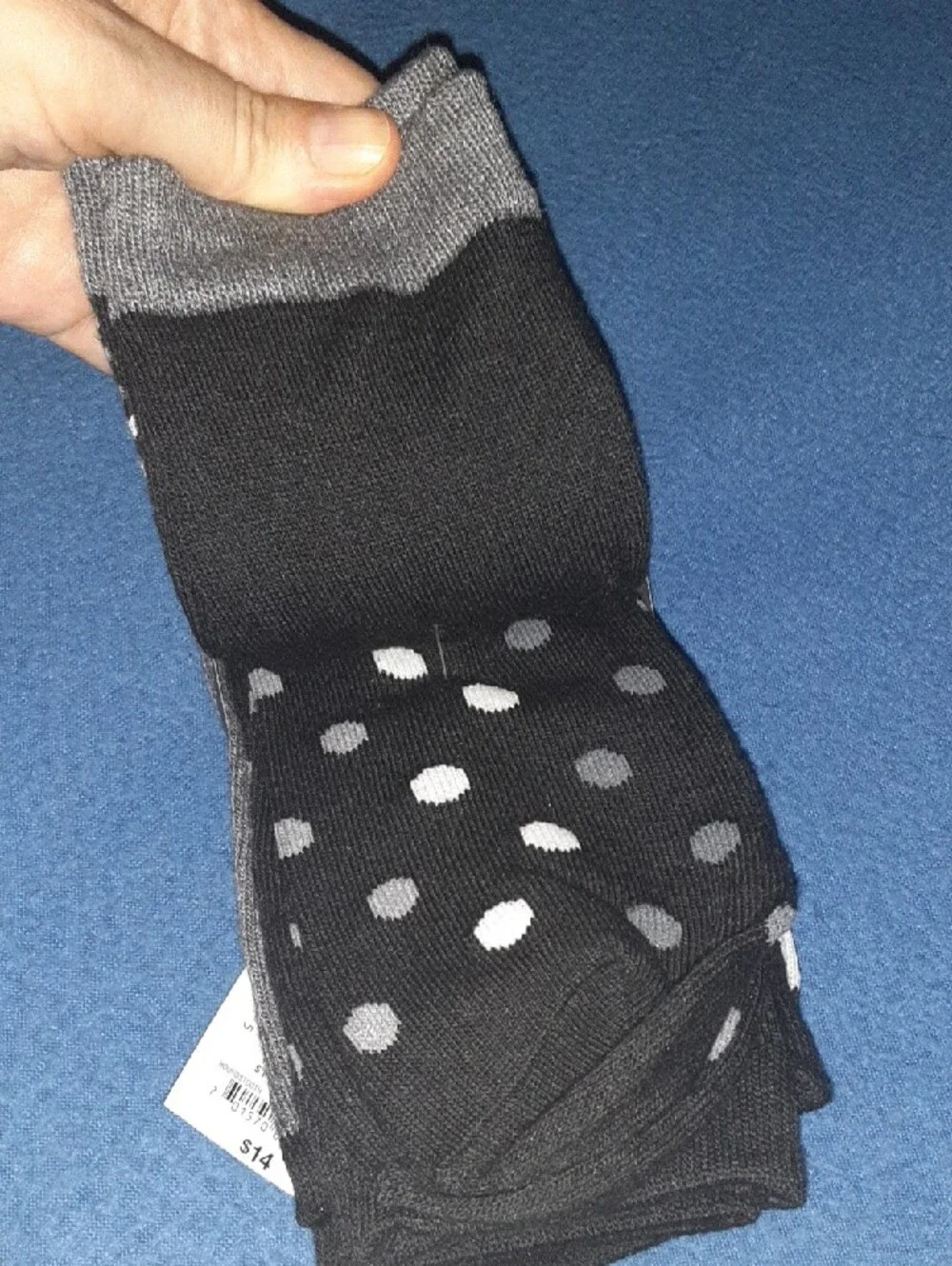 Mixit Black & Gray Patterned Athletic Crew Socks - Multi Pair